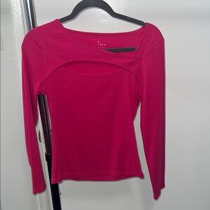 a new day Fuchsia Long Sleeve Top